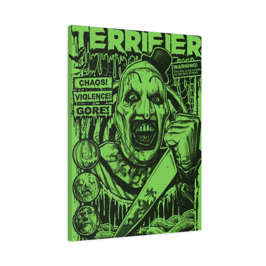Terrifier Horror Movie Poster Wall Art & Canvas Prints