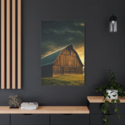Rainfall on the Quiet Barn Wall Art & Canvas Prints