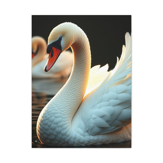Swan Art Canvas Art 5 Wall Art & Canvas Print