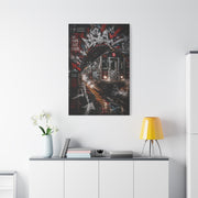 Graffiti Subway Train Chaos Street Wall Art & Canvas Print