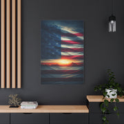 Stars and Stripes Dawn Reflection Wall Art & Canvas Prints