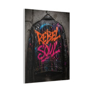 Rebel Soul Leather Graffiti Street Wall Art & Canvas Print