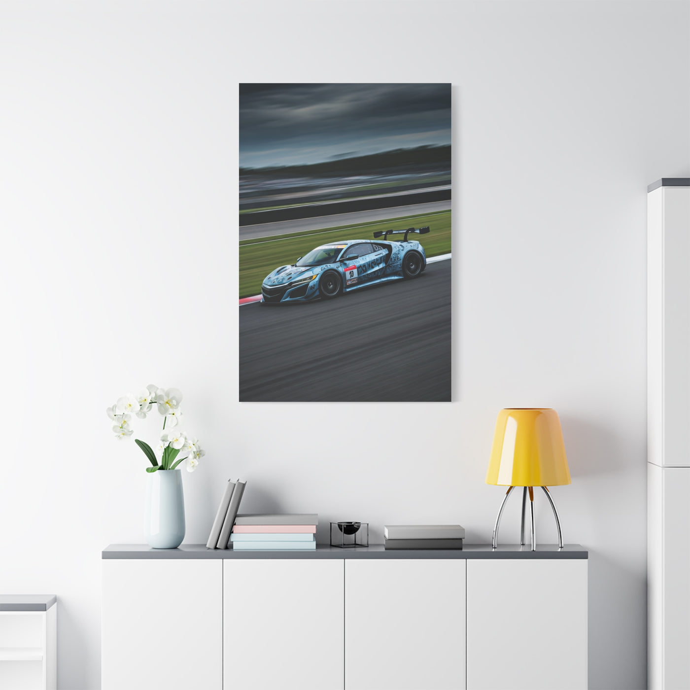 Acura NSX GT3 Modern Circuit Balance Wall Art & Canvas Prints