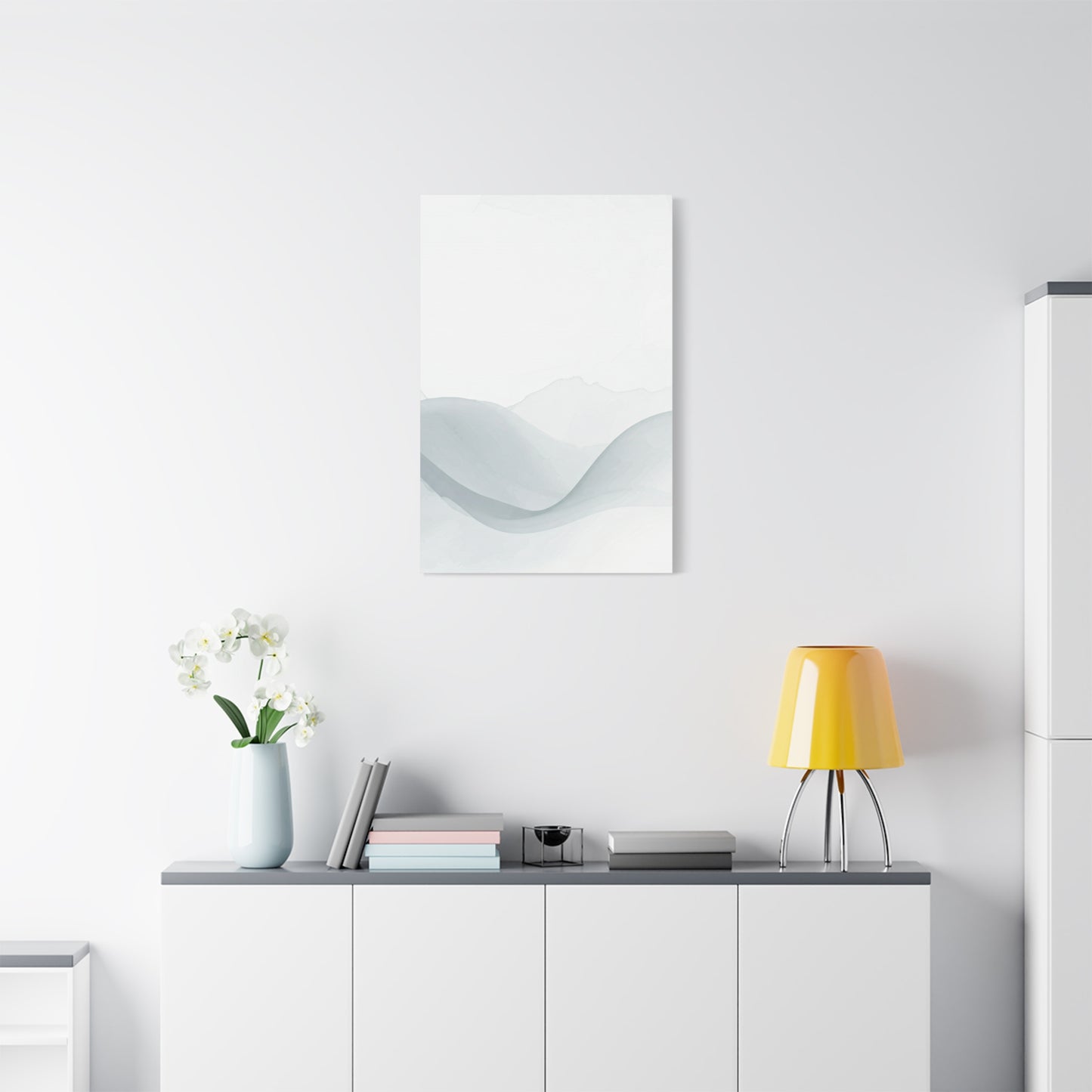 Misty Horizon Wave Wall Art & Canvas Prints