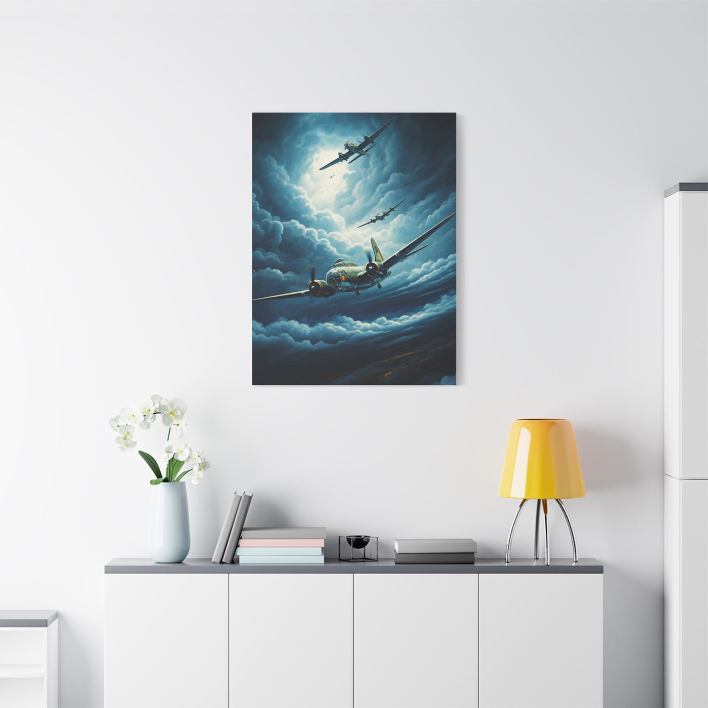 Thunder Squadron Dogfight Sky Wall Art & Canvas Prints