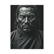 Face of Time Black & White Portrait Wall Art & Canvas Prints