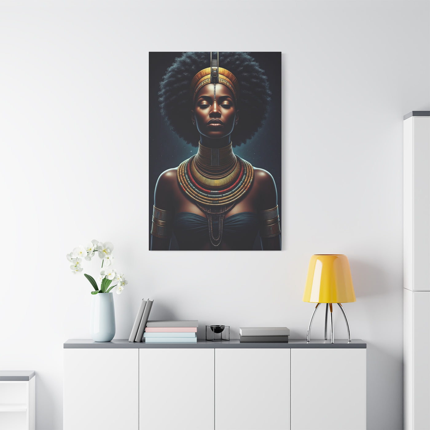 Regal African Queen Serenity Wall Art & Canvas Prints
