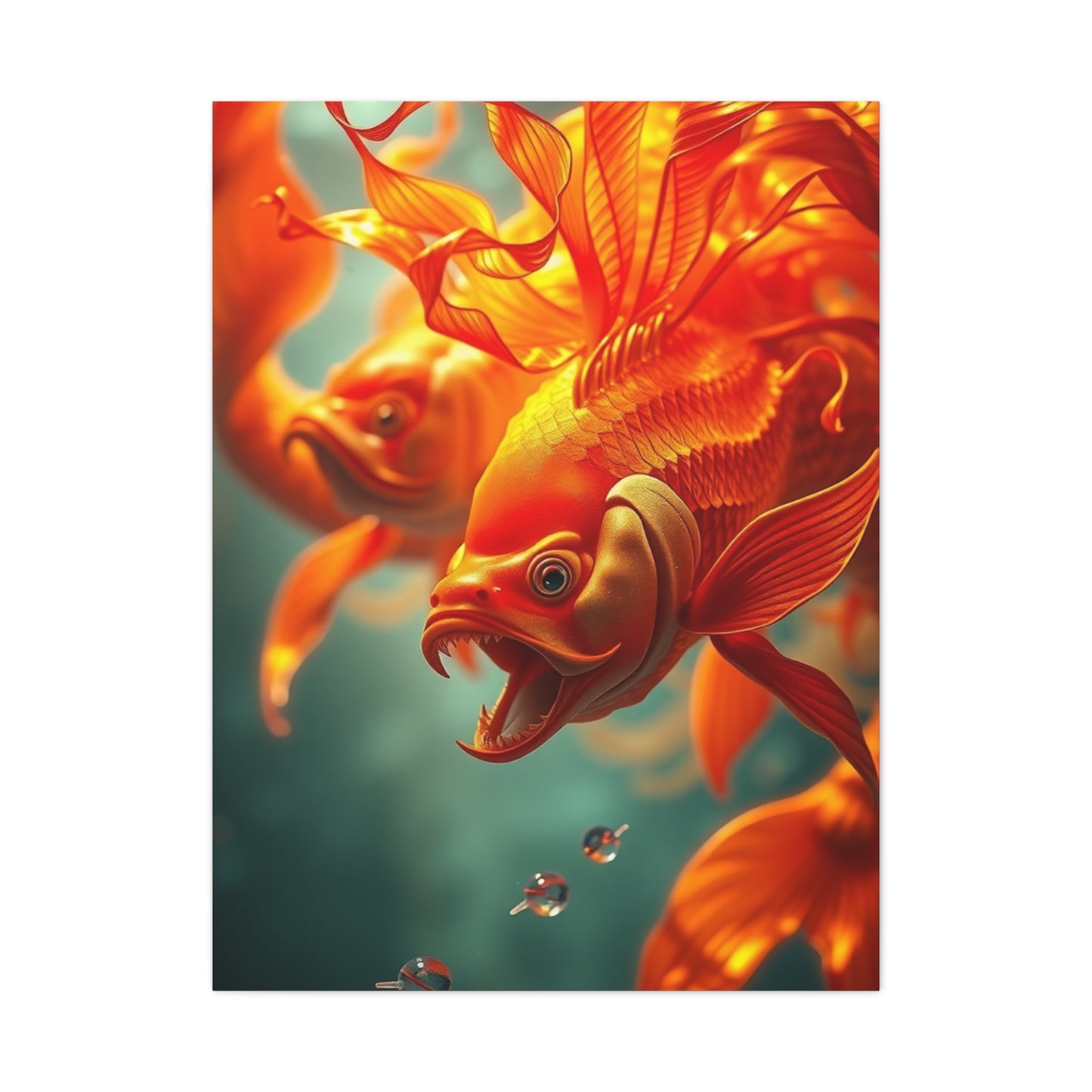 Ethereal Fins Elegance wall art & canvas print