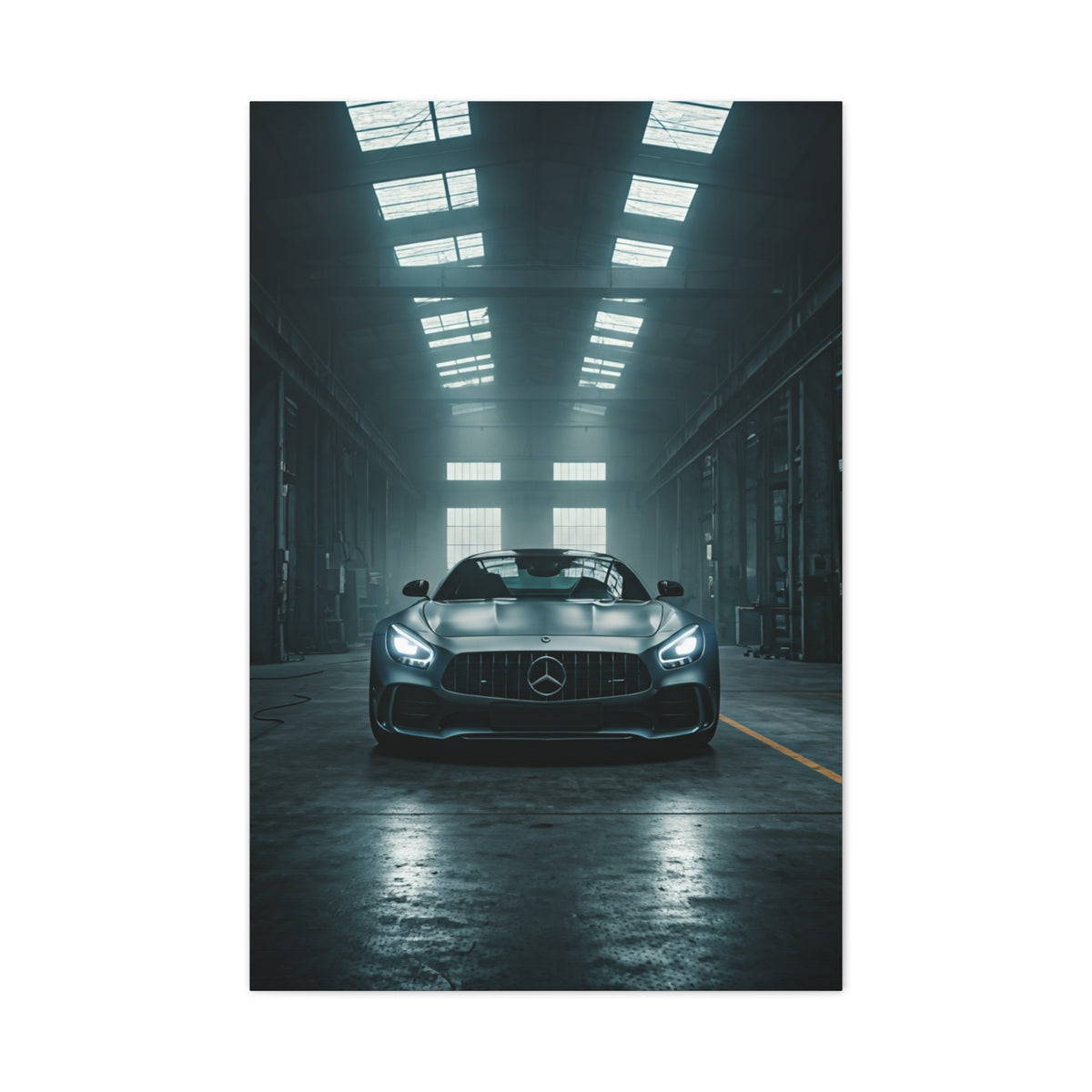 Mercedes AMG GT Mechanical Detailing Scene Wall Art & Canvas Prints