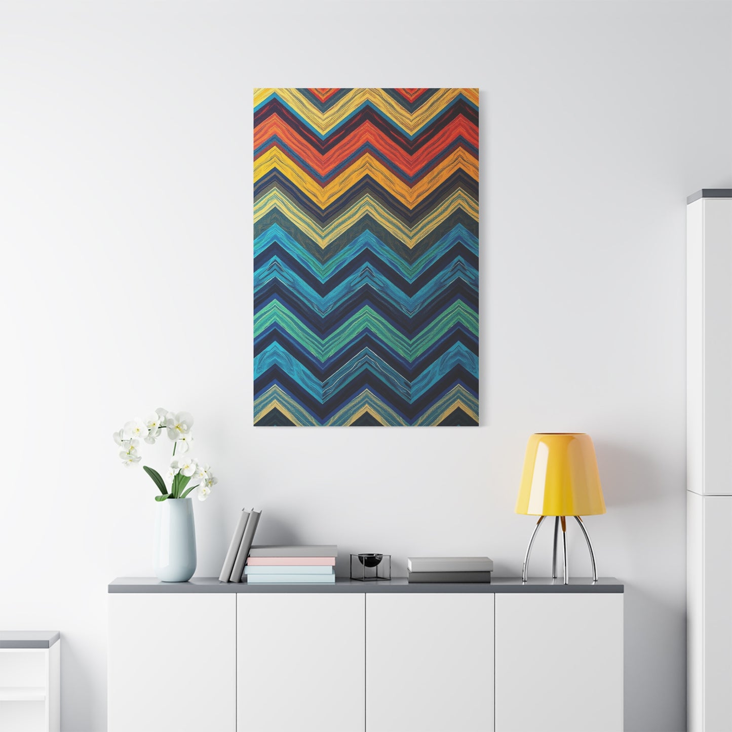Chevron Pattern Art Refined Canvas Wall Art & Canvas Print