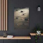 Zen Stone Ripples Wall Art & Canvas Prints