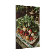 Fresh Garden Radishes Farm Sink Wall Art & Canvas Print