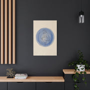 Minimal Thinker Line Art Composition Wall Art & Canvas Print