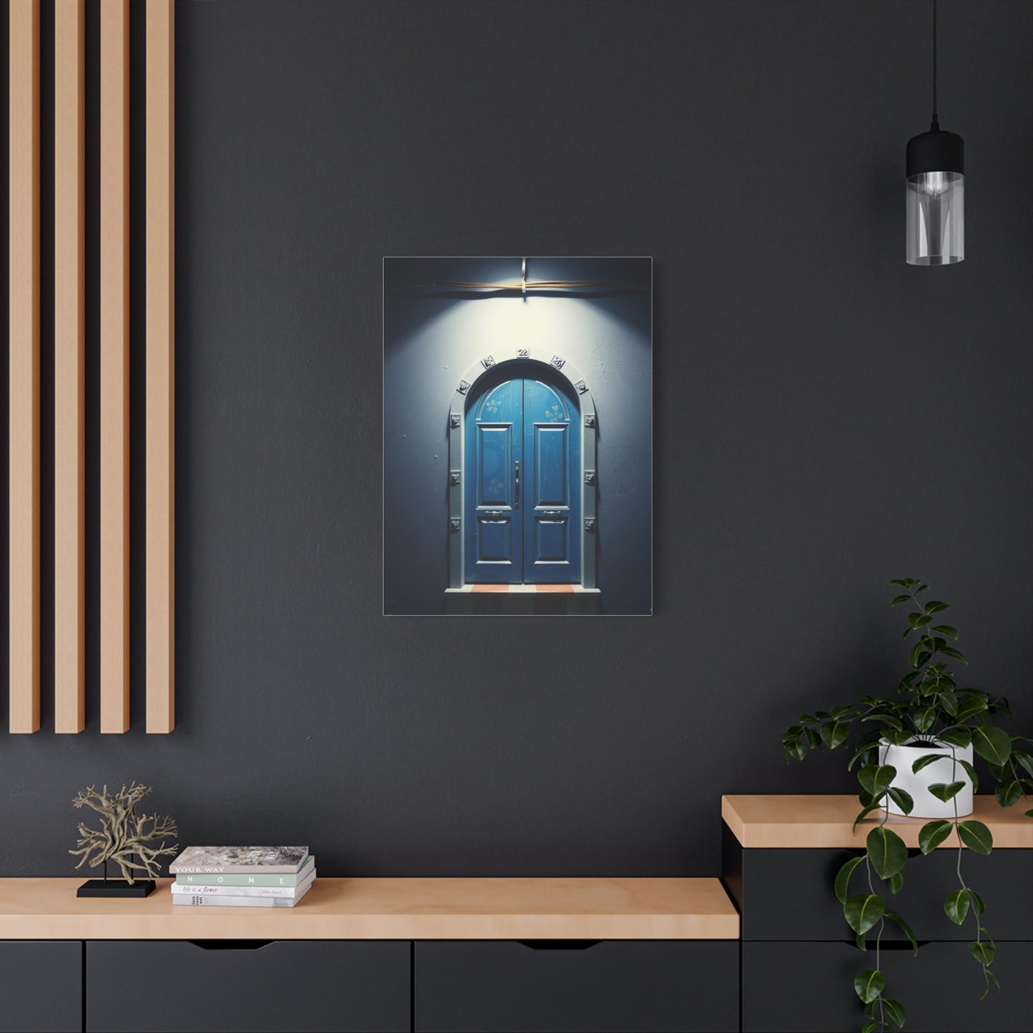 Blue and White Art Supreme Gallery Wall Art & Canvas Print