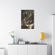 Old Master Fig and Wine Still Life Wall Art & Canvas Print