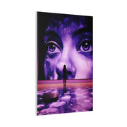 Monumental Purple Gallery Portrait Contemporary Wall Art & Canvas Print