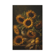 Old Master Sunflower Still Life Wall Art & Canvas Print