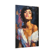 Expressive Fashion Collage Portrait Wall Art & Canvas Print