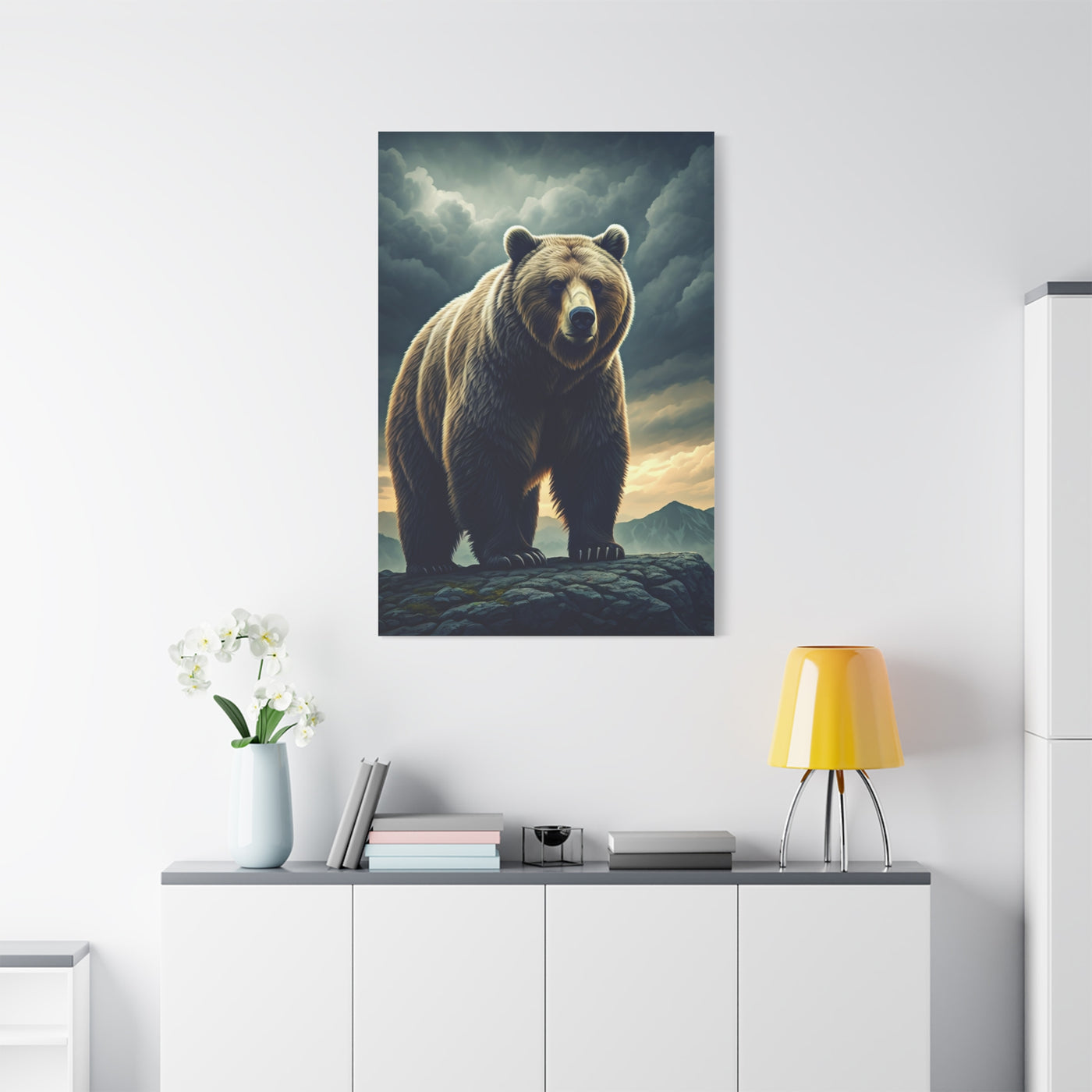 Mountain Overlook Grizzly Wall Art & Canvas Prints