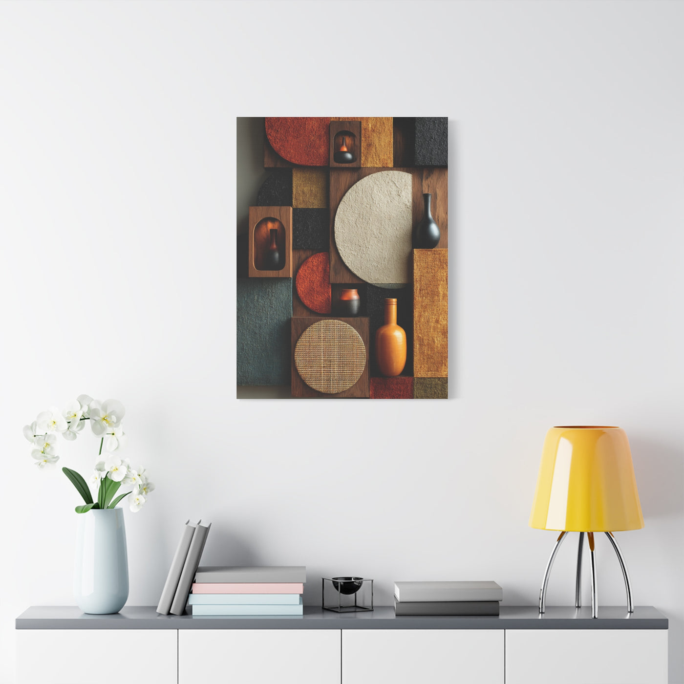 Modernist Still Life Geometry Wall Art & Canvas Print