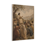 Sermon on the Hillside Tapestry Wall Art & Canvas Print