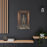 Gunslinger Outside the Saloon Wall Art & Canvas Print
