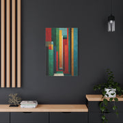 Industrial Architectural Color Block Wall Art & Canvas Print