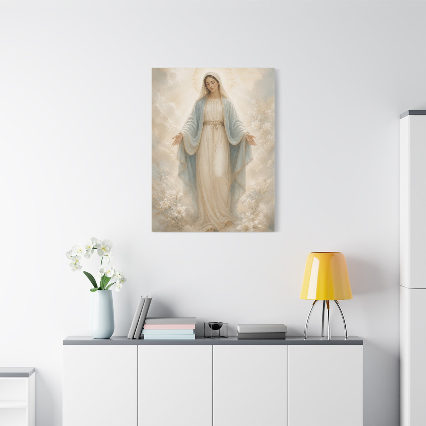 Our Lady of Grace Soft Luminous Portrait Wall Art & Canvas Print