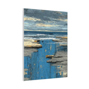Coastal Horizon Abstract Seascape Wall Art & Canvas Print