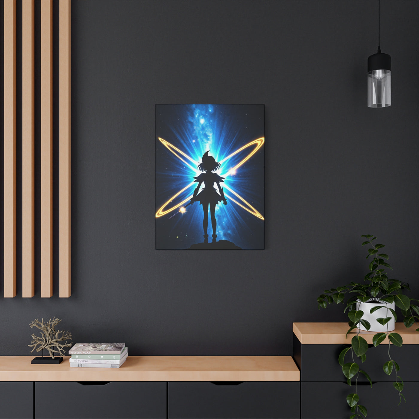 Celestial Starbound Warrior Wall Art & Canvas Prints
