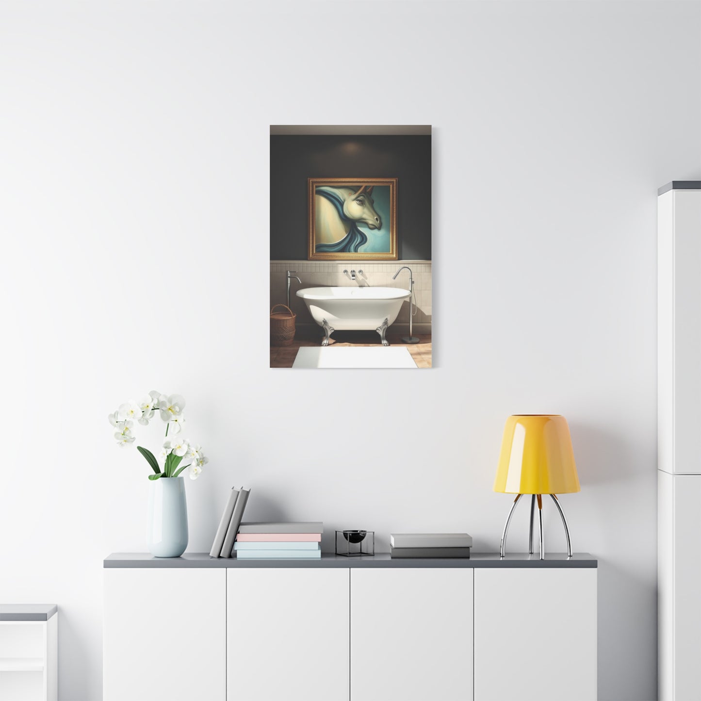 Serene Splash Artistry Wall Art & Canvas Print