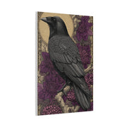 Dark Raven Moon Folk Wall Art & Canvas Print
