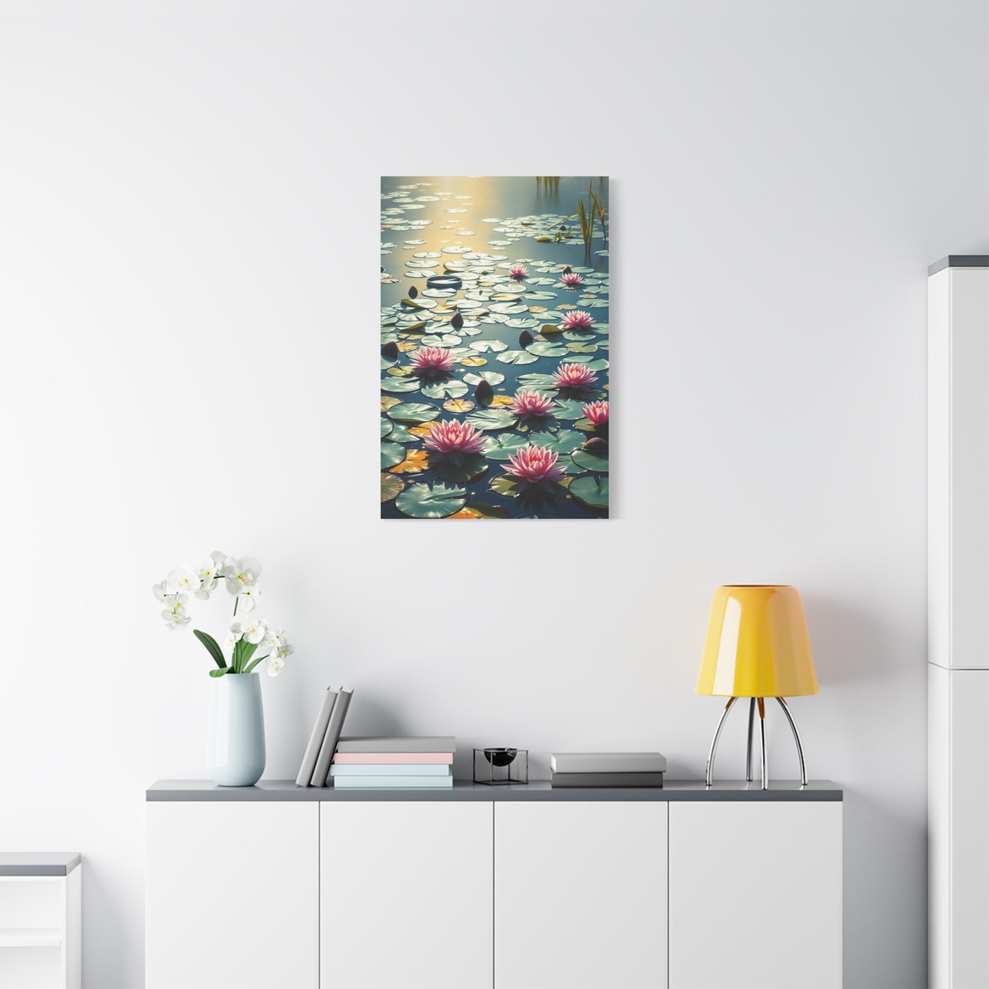 Claude Monet Water Lilies Art Refined Canvas Wall Art & Canvas Print