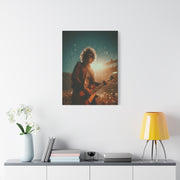 Rain Soaked Rock Guitar Performance Wall Art & Canvas Print