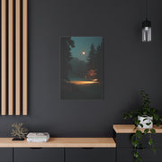 Moonlit Golf Green Cinematic Wall Art & Canvas Print
