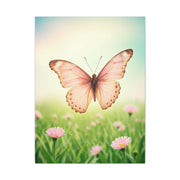 Blush Meadow Butterfly Elegance Wall Art & Canvas Prints