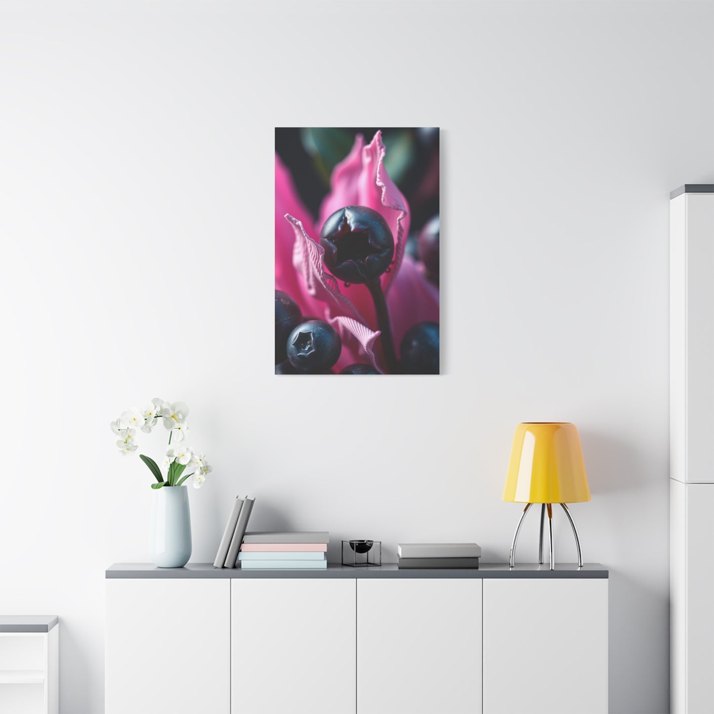 Masterpiece Blush and Blueberry Art Vision Wall Art & Canvas Print