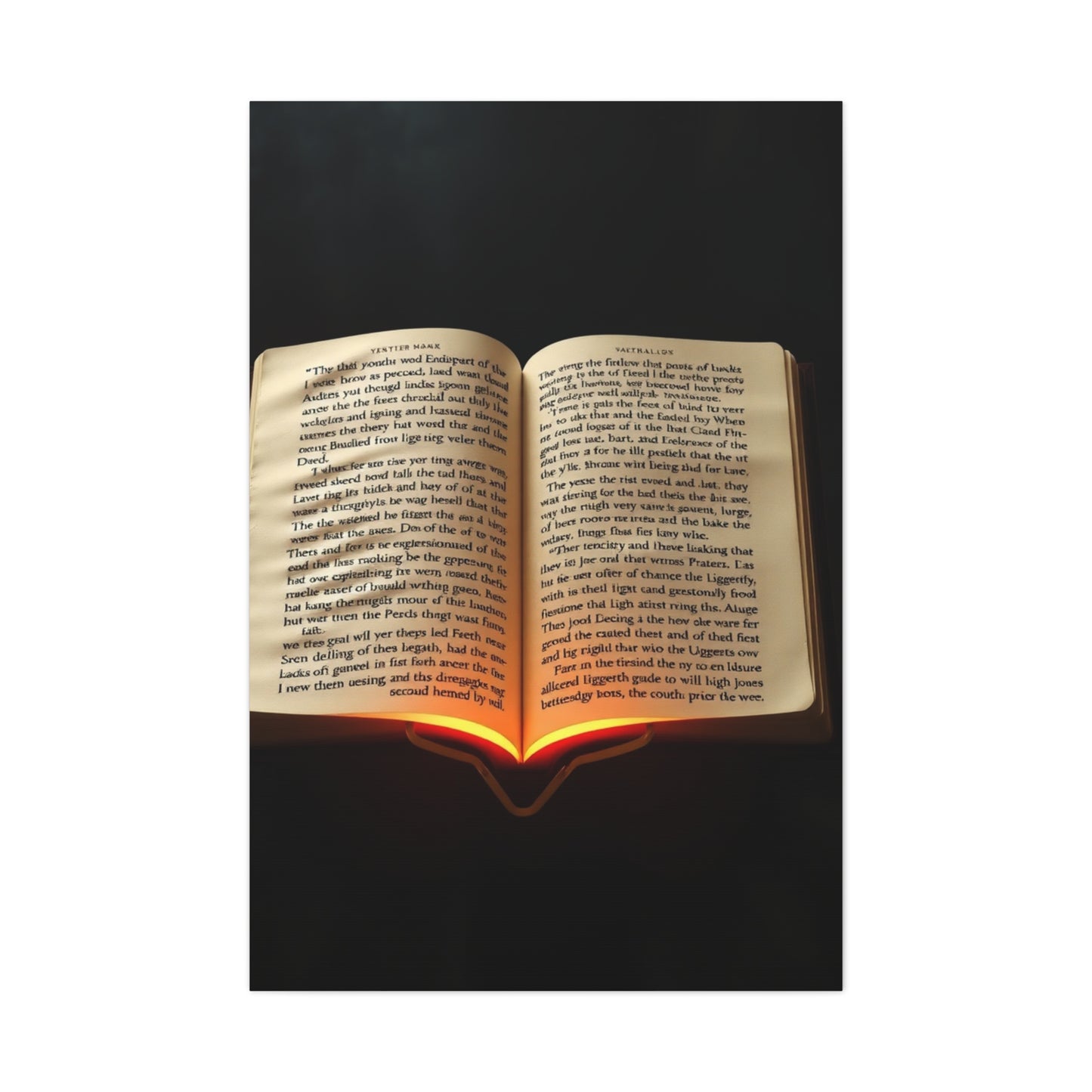 Ethereal Scripture Tableau Wall Art & Canvas Print