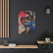 Urban Fashion Graffiti Portrait Street Wall Art & Canvas Print