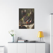 Old Master Fig and Wine Still Life Wall Art & Canvas Print