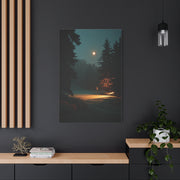 Moonlit Golf Green Cinematic Wall Art & Canvas Print