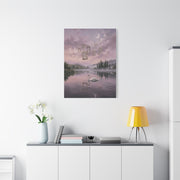 Surreal Swan Dreamscape Reflection Wall Art & Canvas Print