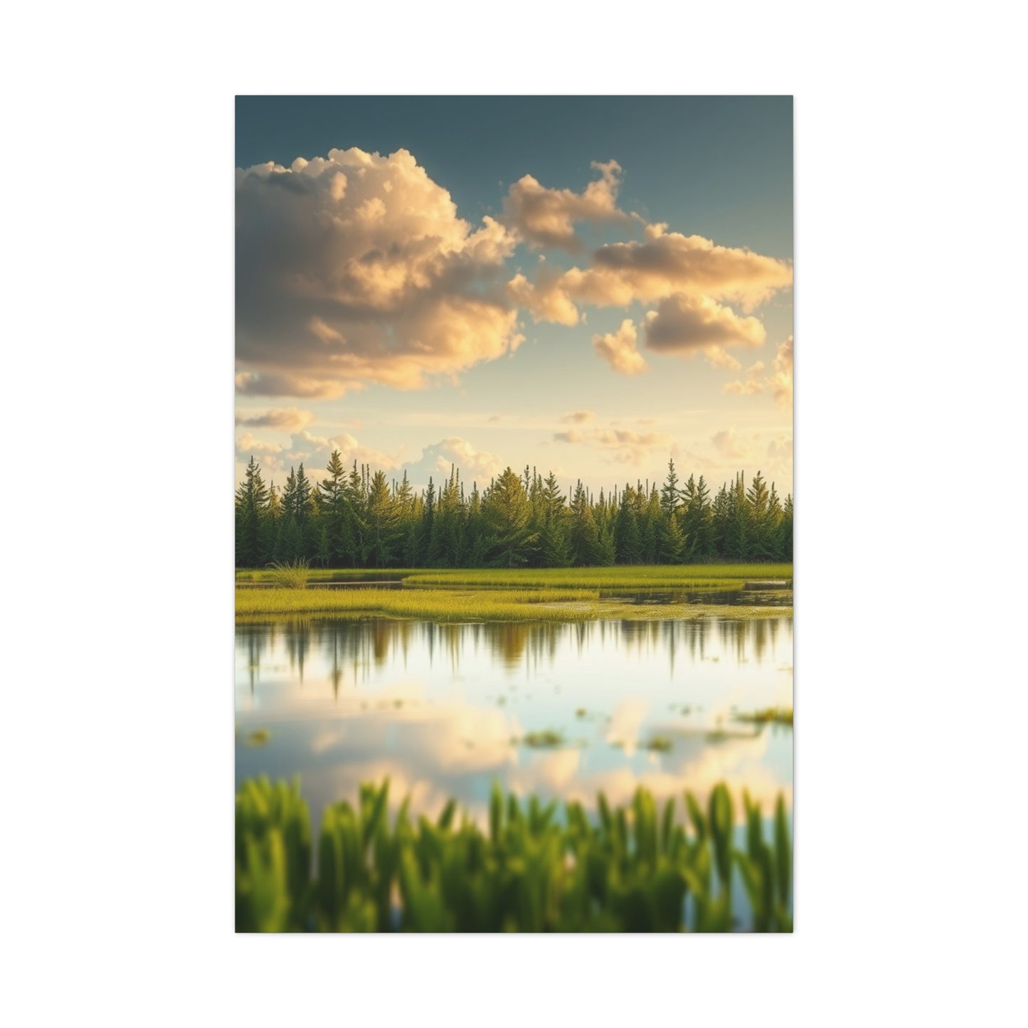 Marsh & Swamp Art Supreme Canvas Wall Art & Canvas Print