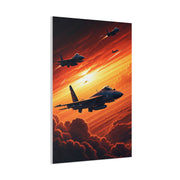 Sunset Squadron Flight Horizon Wall Art & Canvas Prints
