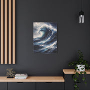 Dynamic Ocean Wave Expression Wall Art & Canvas Print