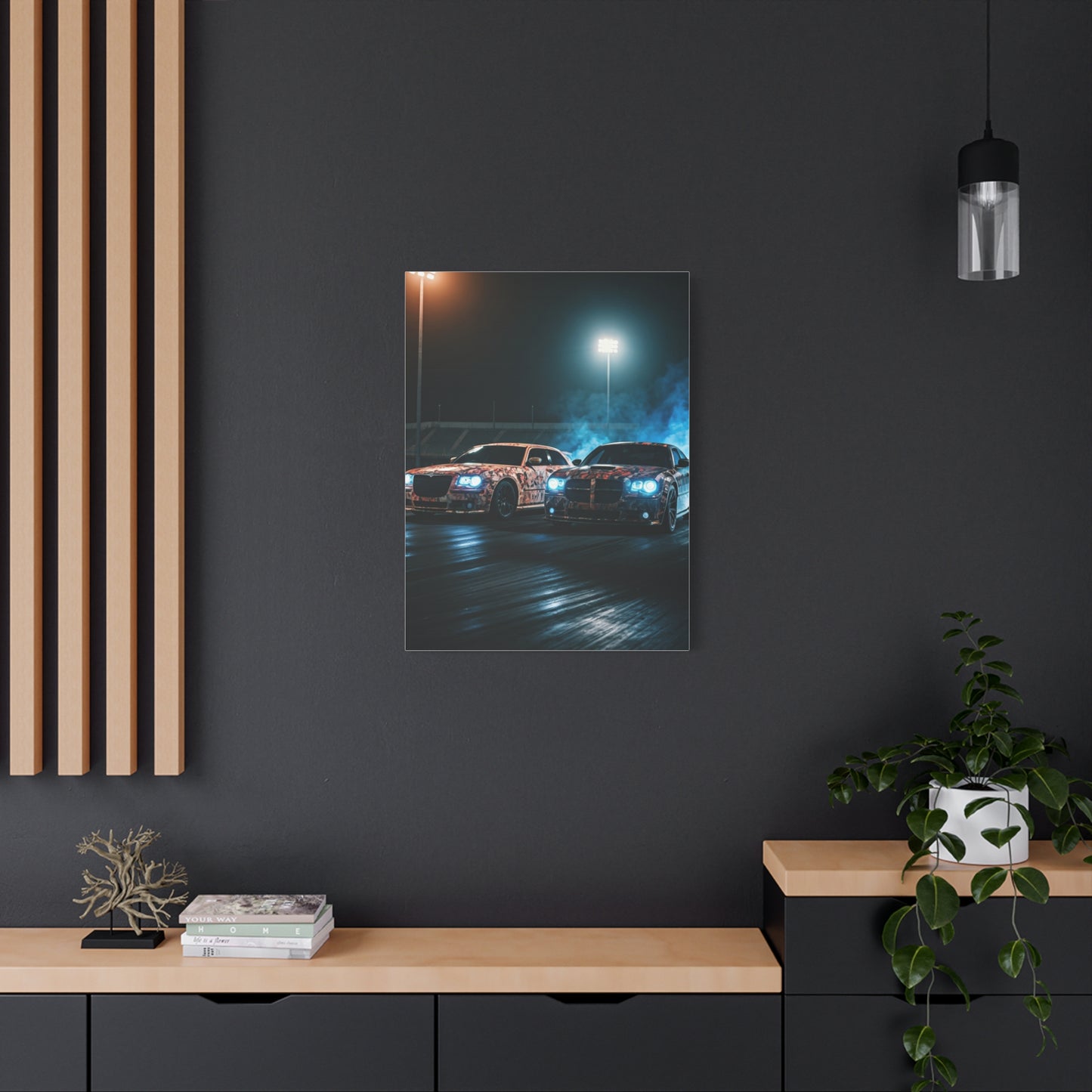 Twin Torque Launch Chrysler 300C SRT 8 vs Dodge Magnum Sleeper Wall Art & Canvas Prints