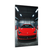 Ferrari 458 Italia Service Bay Craftsmanship Wall Art & Canvas Prints