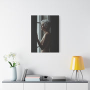 Mature Window Light Nude Study Wall Art & Canvas Print