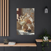 Neutral Dried Autumn Arrangement Wall Art & Canvas Print