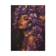 Floral Crown Muse Portrait Wall Art & Canvas Print